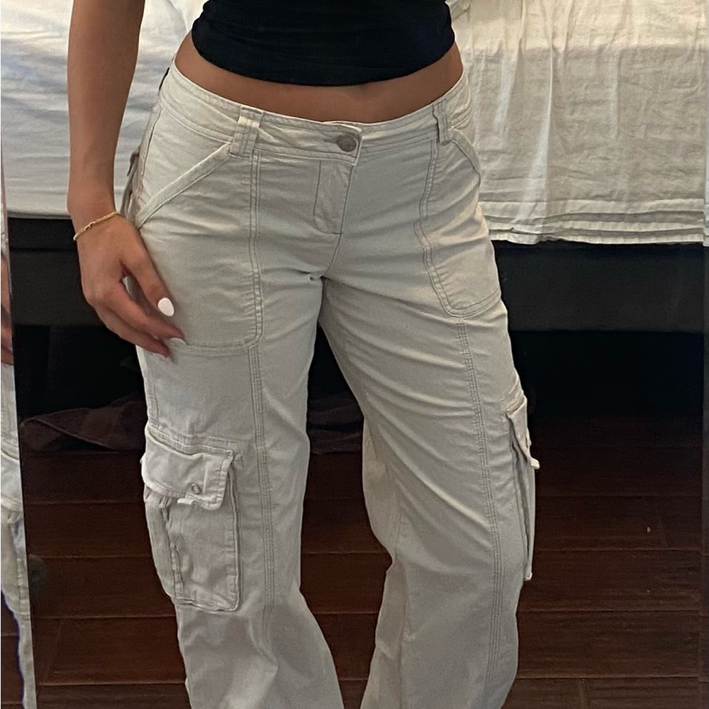 Garage Beige Cargo Pants
